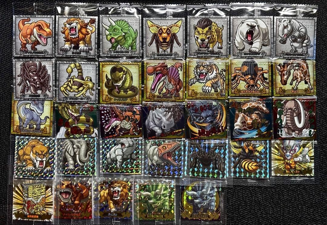 Amazon | 最強王図鑑 デフォルメシール vol.1 33種 セミ